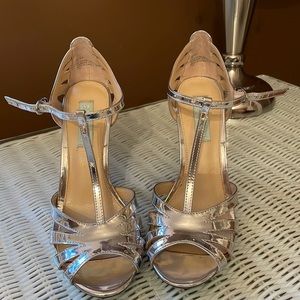 Betsey Johnson silver heels